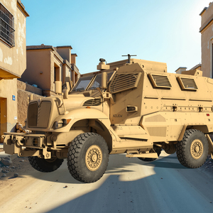 Military Armored Vehicle Sandy Rigged 3D