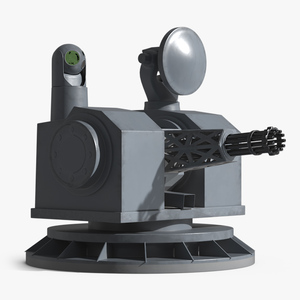 Type 1130 11-Barrel 30mm CIWS 3D model