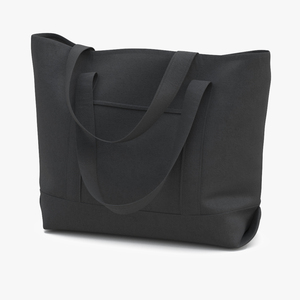 Travel Tote Black 3D