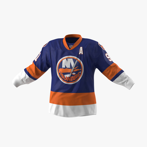 3D Hockey Jersey Islanders model