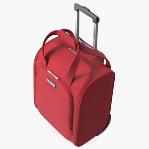 Softshell Suitcase Samsonite Red 3D