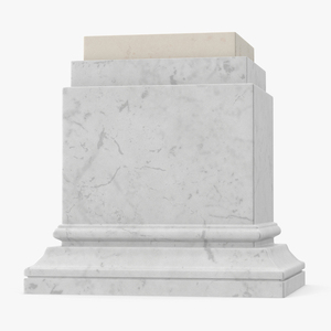 3D Marble Pedestal for 3D Print model