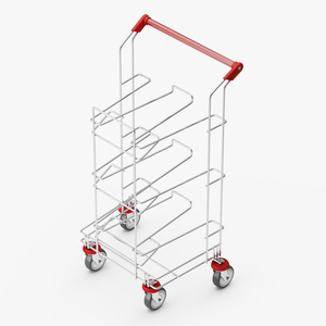 3D model Empty Tray Cart