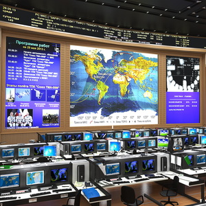 3D Mission Control Center Moscow for International Space Station