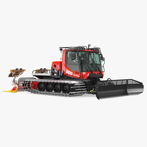 3D PistenBully 100 Snow Groomer model