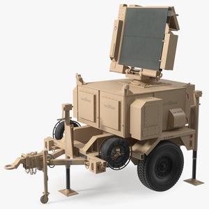 MPQ-64 Sentinel Radar Sand Color 3D