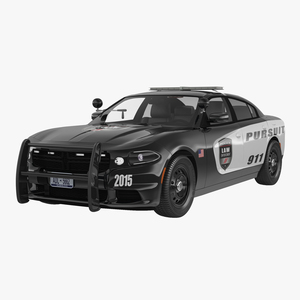 3D Generic Police Car model