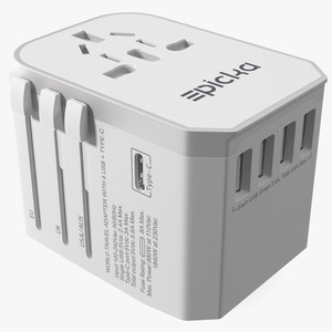 3D model EPICKA All in One International Wall Charger White