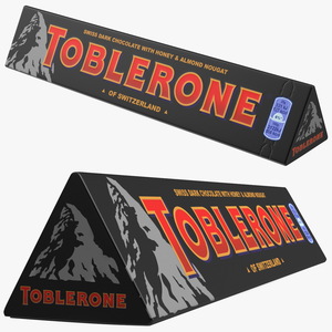 Toblerone Dark Chocolate Package 3D