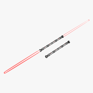 Star Wars Darth Maul Double Lightsaber Used Set 3D