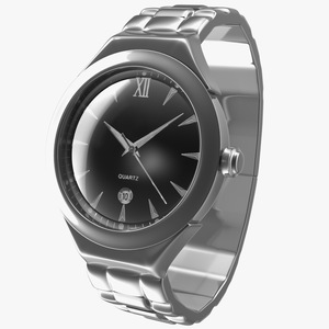 3D Men Quartz Analog Watch model