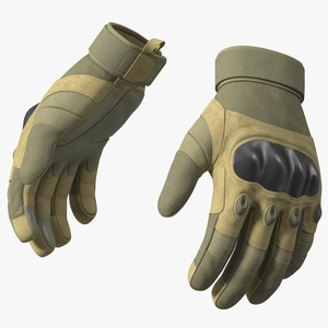 3D model Military Gear Gloves