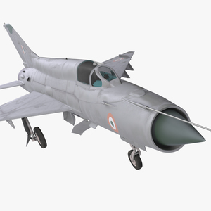 3D MiG 21 Bison Indian Air Force IAF model