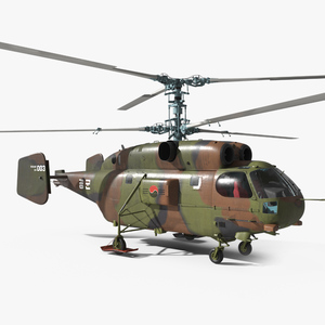 Kamov HH32A South Korea Air Force Helicopter Simplified Interior 3D model