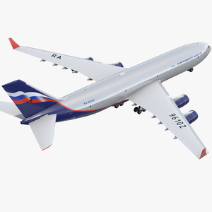 IL-96-400 Aeroflot Simple Interior 3D model