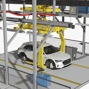 3D Audi Assembly Line model