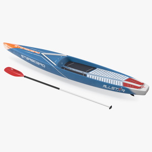 Starboard Allstar Race Paddle SUP Board 3D model