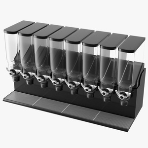 Free Flow Wall Mounted Bulk Dispenser 3D