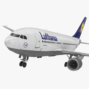 3D model Airbus A310 300 Lufthansa