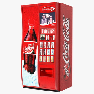 3D model Coca Cola Vending Machine