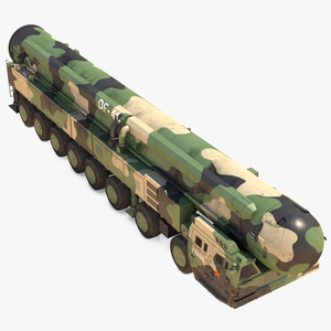 Dongfeng-41 ICBM Launch Vehicle Dusty 3D