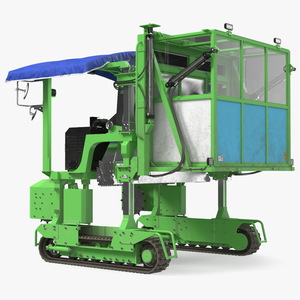 3D model Self Propelled Tea Leaf Harvester Rigged