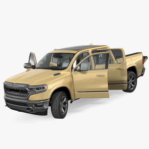 Pickup Truck Generic Rigged 3D