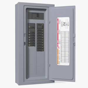 3D model Electrical Panel Fuse Box