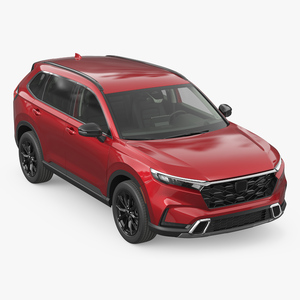 3D Urban SUV 2025 Red model