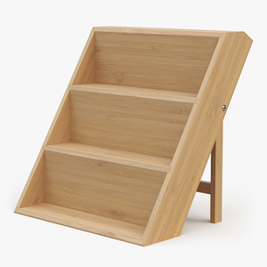 3D Tabletop Wooden Shelf