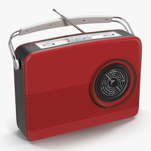 Retro Radio Generic 3D model