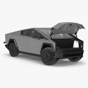 2024 Tesla Cybertruck Rigged for Cinema 4D 3D