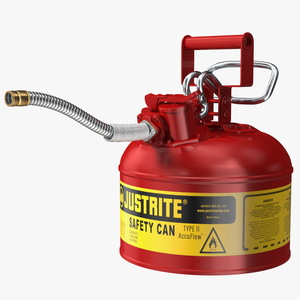 3D model Safety Fuel Can One Gallon Red