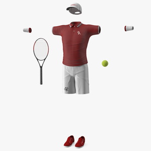 Tennis Sport Outfit for Men 3D