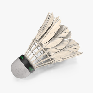 3D Feather Shuttlecock Old model