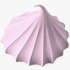 3D model Mini Meringue Cone Cookie Pink