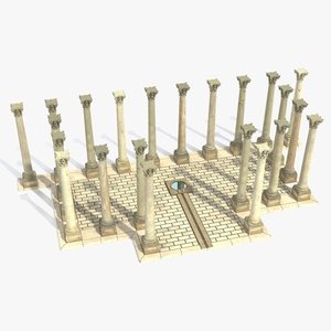 National Capitol Columns 3D model