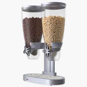 3D Dual Food IDM Dispensers with Cereal