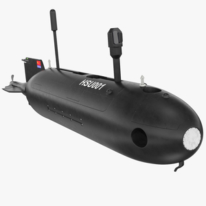 3D HSU 001 Chinese Submarine Drone