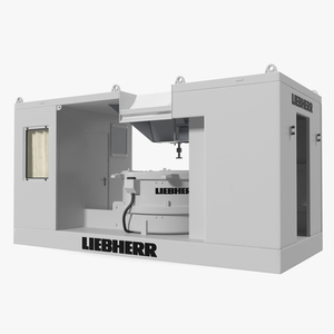 3D model Liebherr Mobile Ring-pan Mixer