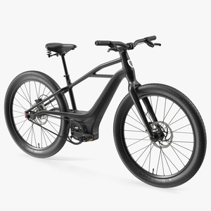 3D model Electric Bike Harley Davidson Black