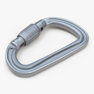 Unpainted Carabiner 3D model