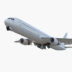 3D Boeing 767 400ER Generic Rigged