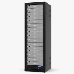 3D Dell PowerEdge Server Rack