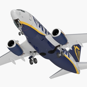 Boeing 737 600 Ryanair 3D