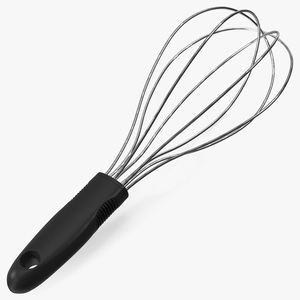 Balloon Whisk Black 3D model