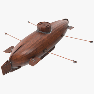 3D Realistic Model of Drebbel Submarine