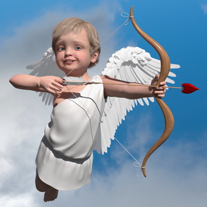 Baby Cupid Rigged 3D