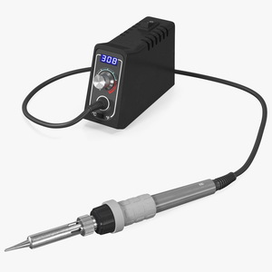 3D Compact Digital Soldering Station model