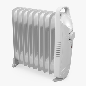 3D model Electric Heater Oil Filled Radiator